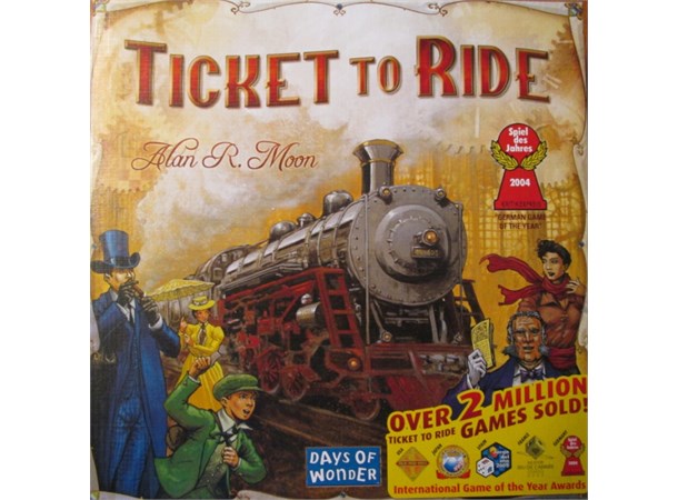 Ticket to Ride Brettspill Det originale Ticket to Ride spillet